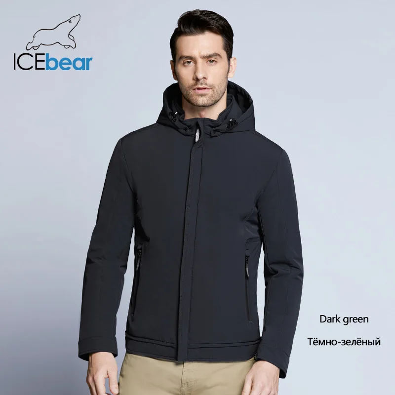 ICEbear Новая Осенняя мужская куртка высококачественное мужское повседневное пальто свободные мужские Брендовые куртки MWC18099D - Цвет: M817