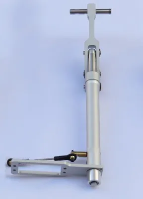 Double landing gear 12 мм масштабная металлическая посадочная Шестерня комплект тягового колеса тормоза втягивание шасси набор для моделей самолетов с фиксированным крылом - Цвет: Double landing gear