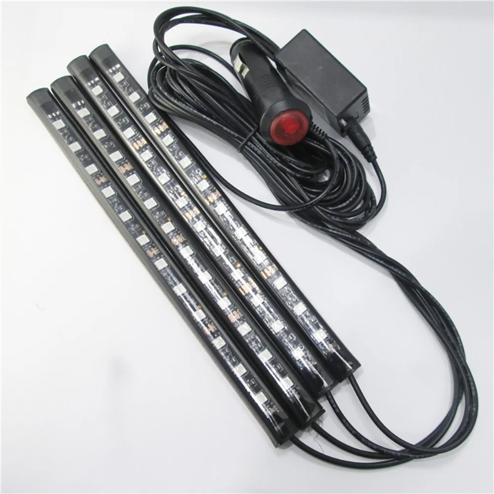 New 12V LED RGB Car Interior Atmosphere USB Lights Strip Colors Lamps Decor | Автомобили и мотоциклы