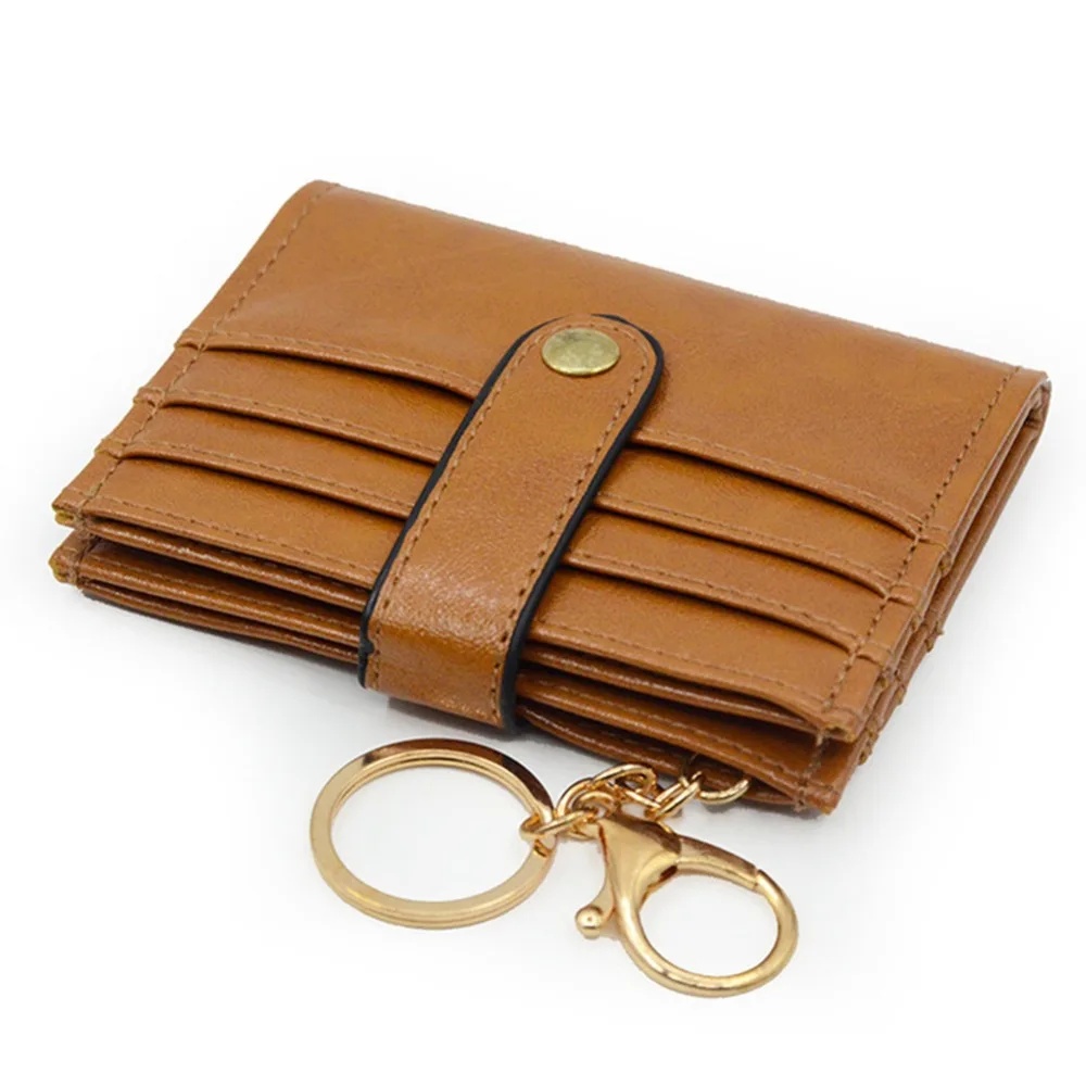 Artmi женский кожаный кошелек Rfid Женский держатель для карт маленький двойной