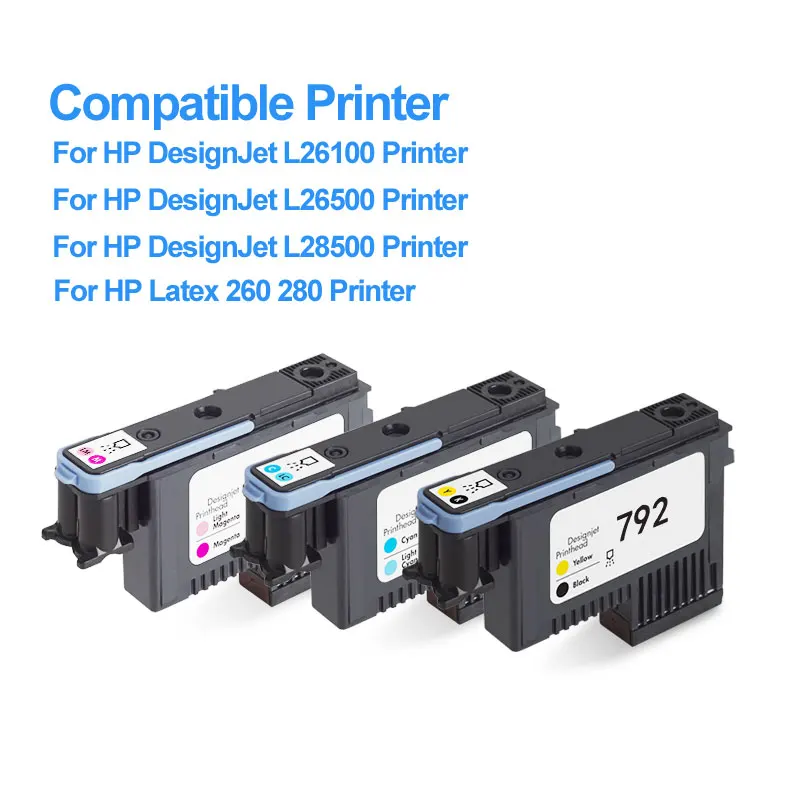 Печатающая головка из латекса для принтера HP 792 CN702A CN703A CN704A L26100 L26500 L26800 210 260