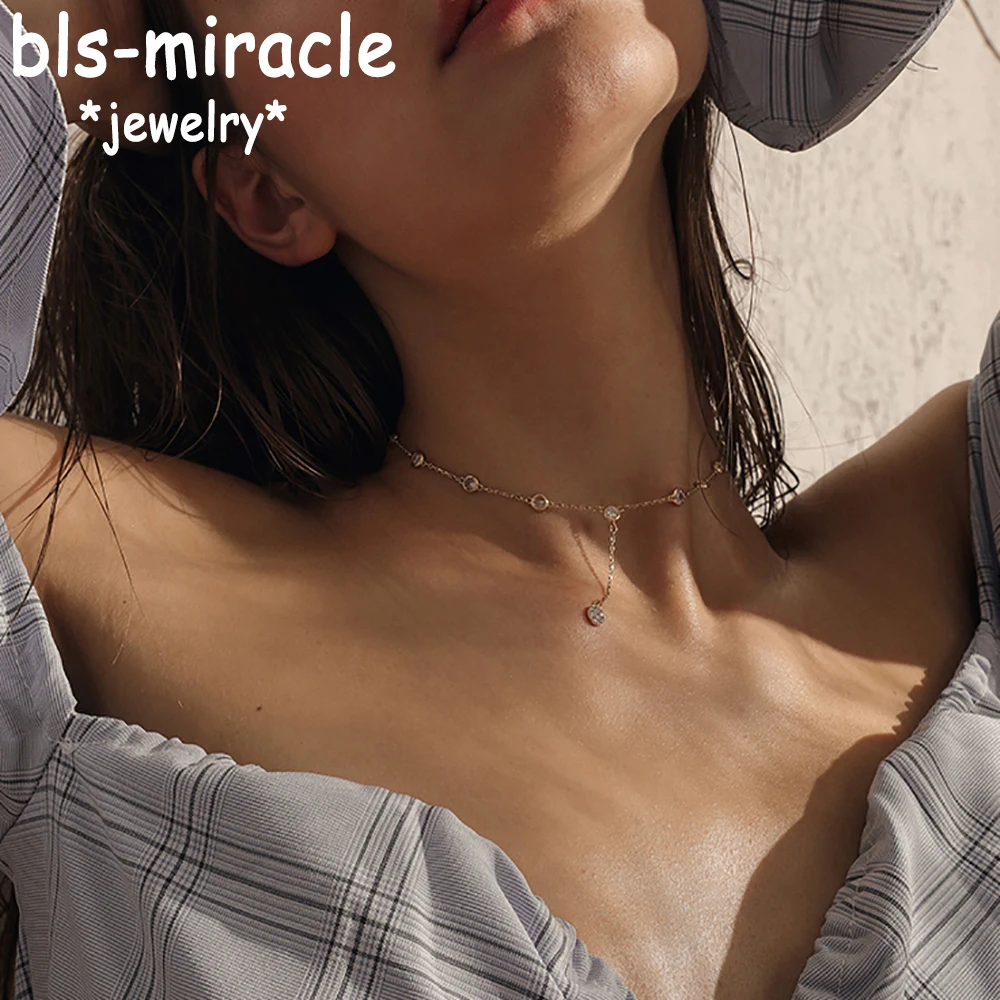 Bls miracle ошейник в стиле бохо кулон с водяными хрустальными бусинами ожерелья