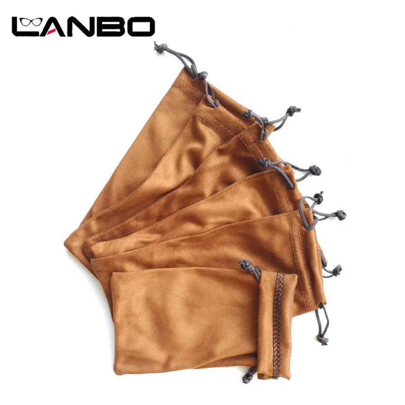 LANBO 100 шт. 18*9 5 см сумка для очков Чехол мягкие очки Charpie тканевая оптовая продажа