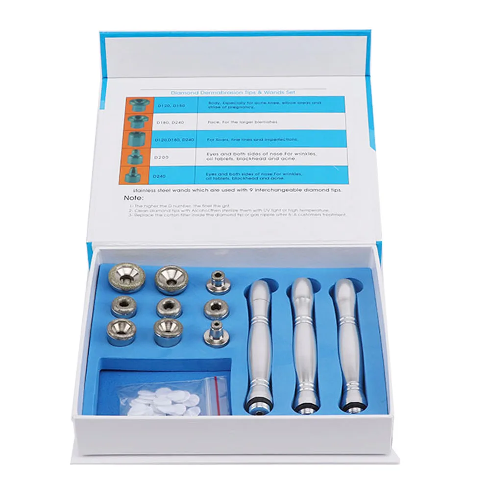 Алмазная дермабразия вакуумная машина для пилинга кожи лица удаление морщин