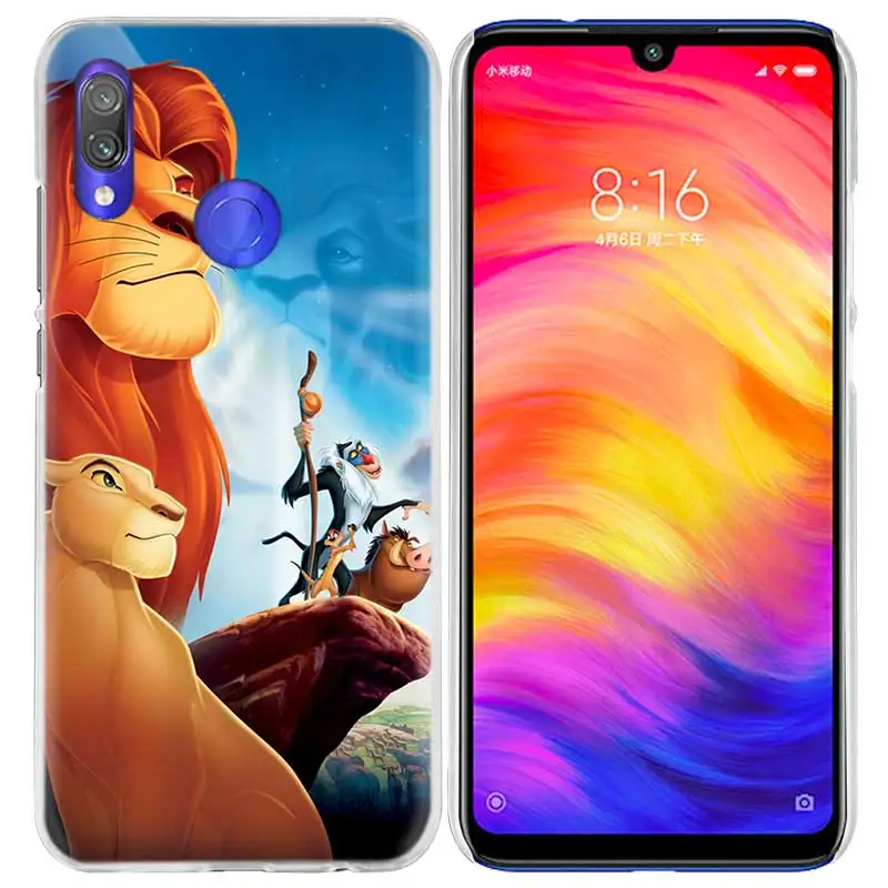 07 Жесткий чехол для телефона Hakuna Matata lion king для Xiao mi Red mi Note 7 8T 6 6A Pro S2 5 5A 4X mi A1 A2 9 Note10 8 lite Play F1 - Цвет: 07