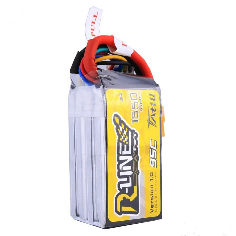 Tattu R-Line 1550mAh 14 8 V 95C 4S XT60 разъем перезаряжаемая Lipo батарея для радиоуправляемых