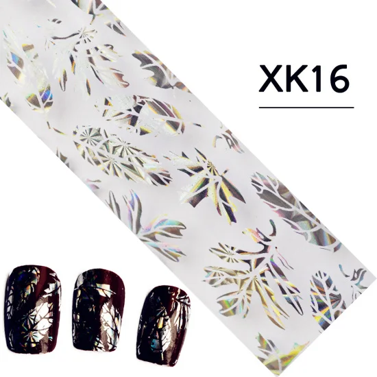 XK16 Новинка 100x4 см золотая полоса разные дизайны наклейки для нейл-арта переводная полировка фольгой Декор слайдер аксессуары для нейл-арта STZXK01-60 - Цвет: XK16