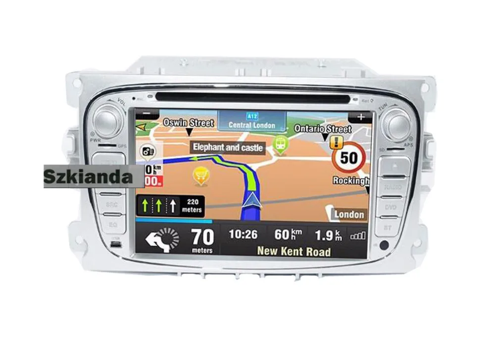 2Din 7 Дюймов В Тире Android 5.1 Dvd-плеер Автомобиля Для Ford Mondeo S-max C-max Galaxy Quad Core Wifi GPS