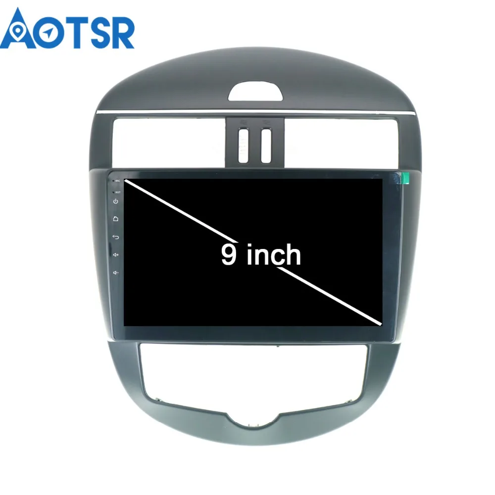 Aotsr Android 8 1 GPS навигация автомобильный без DVD плеера для Nissan Tiida Versa 2011 2017