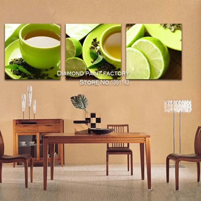 Модная картина лимон и кофе сделай сам алмазная живопись вышивка крестиком