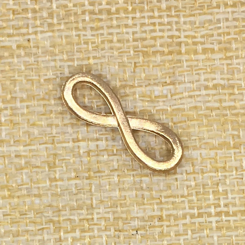 100Pcs 23*8mm Infinity 8 Charms Gold Color Jewelry Making Handmade Craft | Украшения и аксессуары
