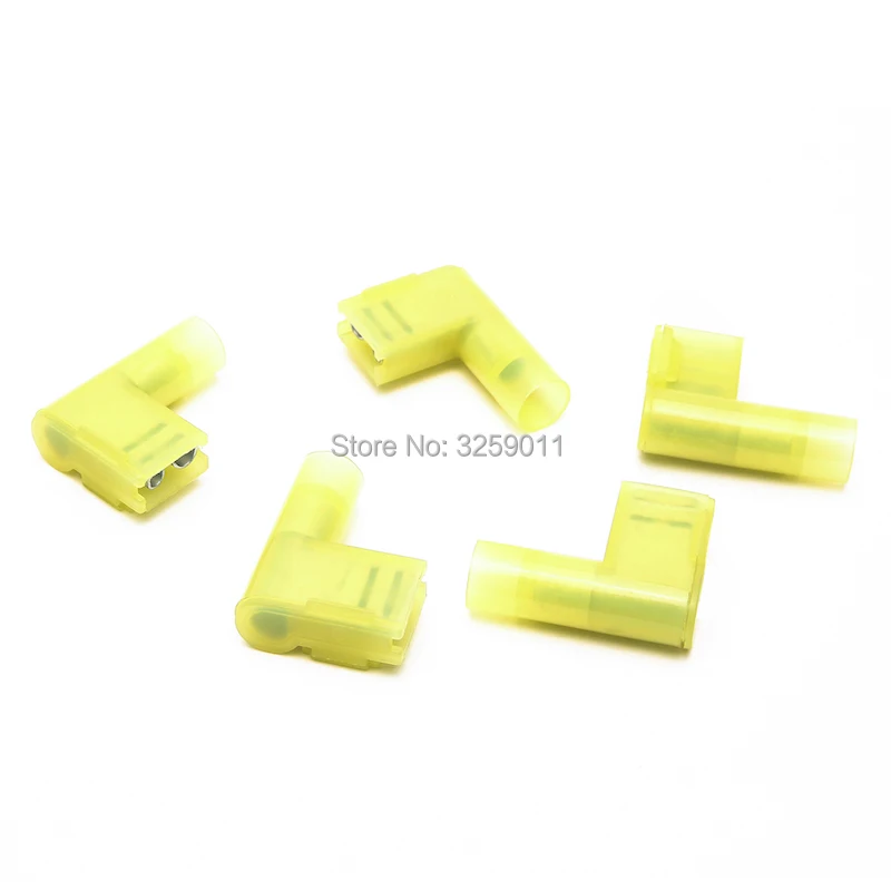 500 шт полностью изолированный флаг провод соединитель быстрое разъединение