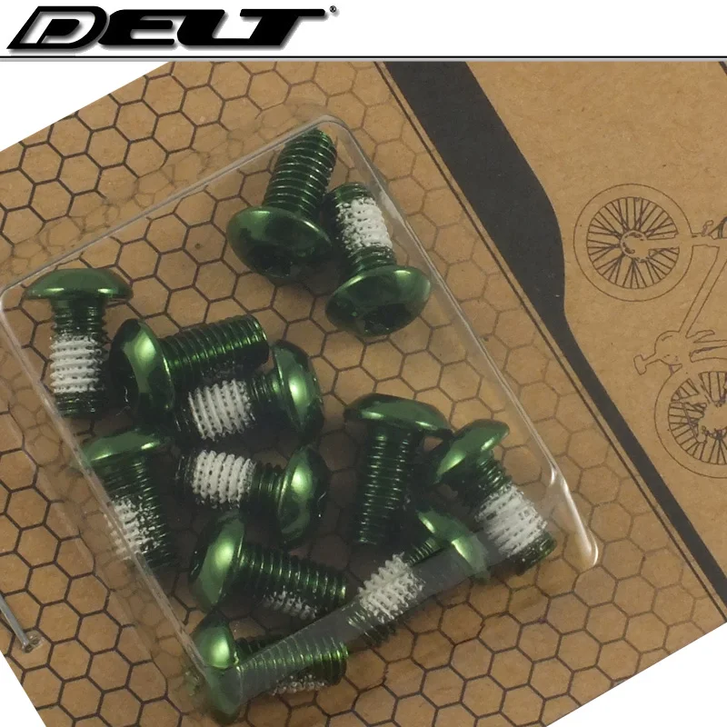 6 цветов M5x10mm MTB горная дорога Велоспорт велосипед головной диск тормозной ротор