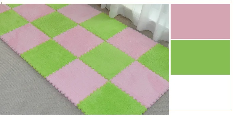 DIY 30*30*1 см, мягкий ковер для гостиной, спальни, детей, детей, волшебный лоскутный коврик для малышей
