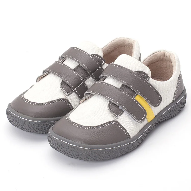 Pekny BOSA Брендовая детская кожаная обувь Barefoot на плоской подошве обувь для мальчиков повседневные кроссовки для девочек; летняя мягкая обувь ручной работы; детские носки