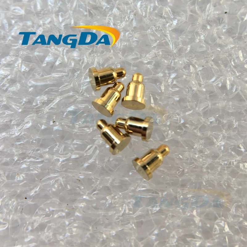 Tangda 1000 шт. 2*3 мм D пружинный зонд PCB тестовый штифт направляющий с высоким током Pogo