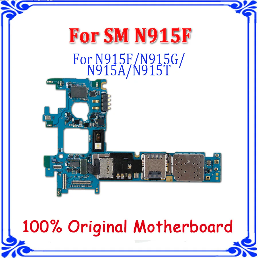 32 Гб для samsung Note Edge N915F N915A N915T N915G N915V Материнские платы Материнская плата Android OS оригинальная разблокированная материнская плата