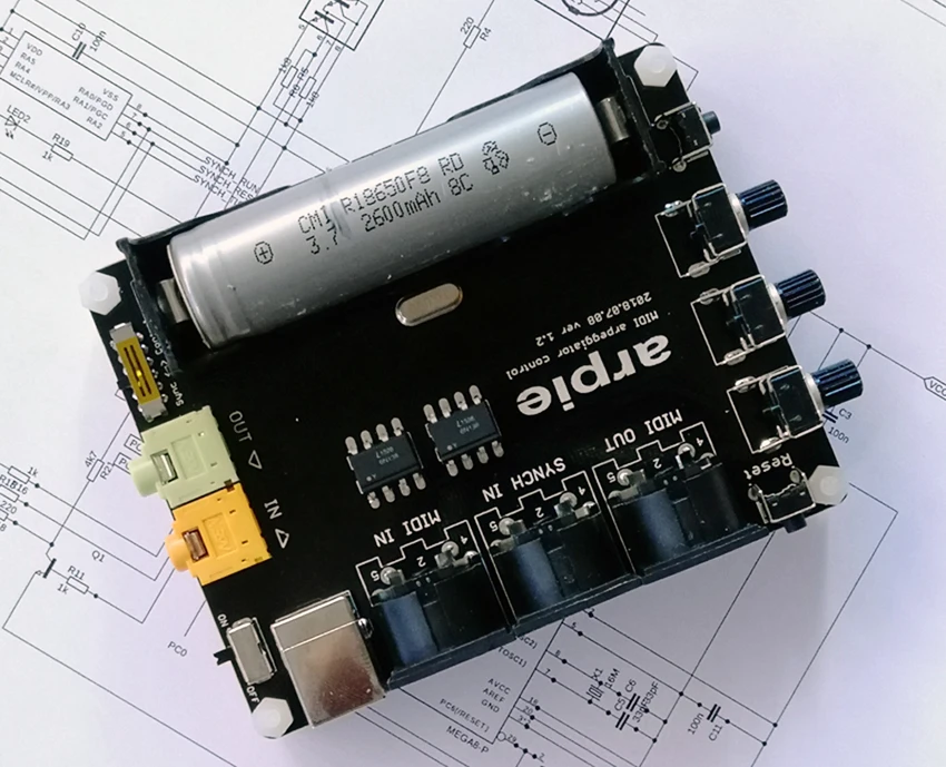 AZSMZ ARPIE MIDI арпигатор плюс (отправка arpiated аккордов через для любого синтезатора или