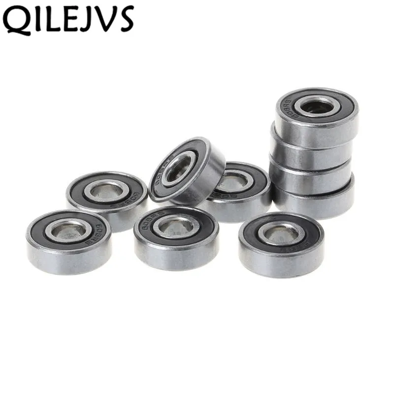 QILEJVS 10 шт. велосипед скейтборд шарик скутера роликовый подшипник скейт запасные части groofkogellagers 8x22x7 mm-608ZZ/608RS