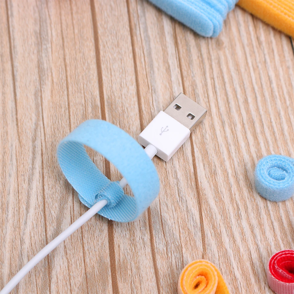 20 шт. многоразовый крепежный кабельный намоточный органайзер для наушников