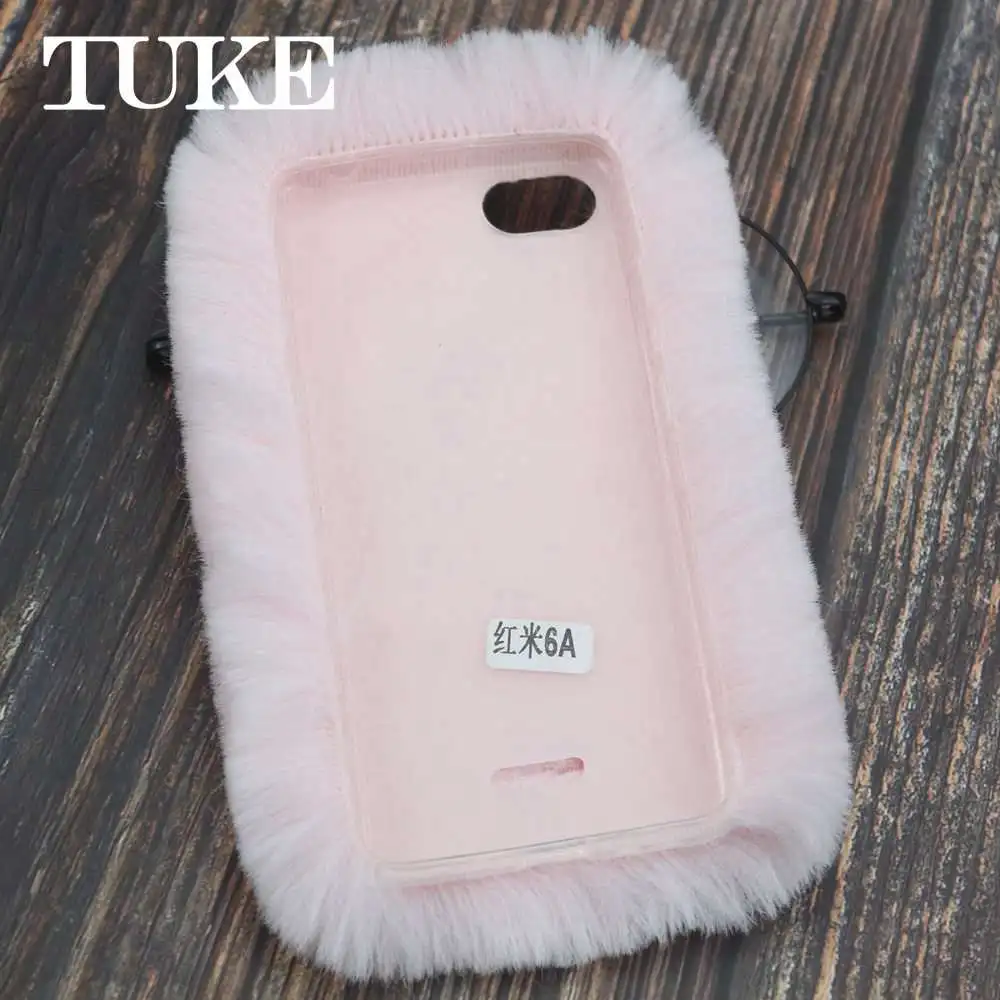 Роскошный Теплый меховой плюшевый чехол со стразами для Xiaomi Mi 8 SE 7 телефона Redmi 6 Pro