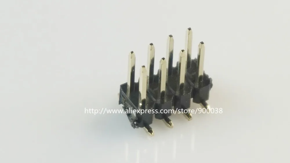 50pcs 2x4 P 8 pin 2.54 mm SMT PCB Male Header dual row surface mount Tin Rohs Reach Dual Row Vertical Position | Обустройство дома