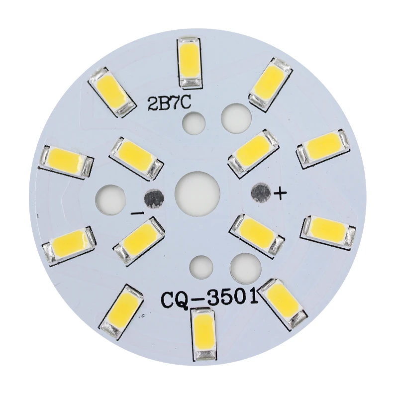 Бесплатная доставка 3 Вт 5 7 9 12 15 18 20 24 5630 яркость SMD светильник светодиодный панель