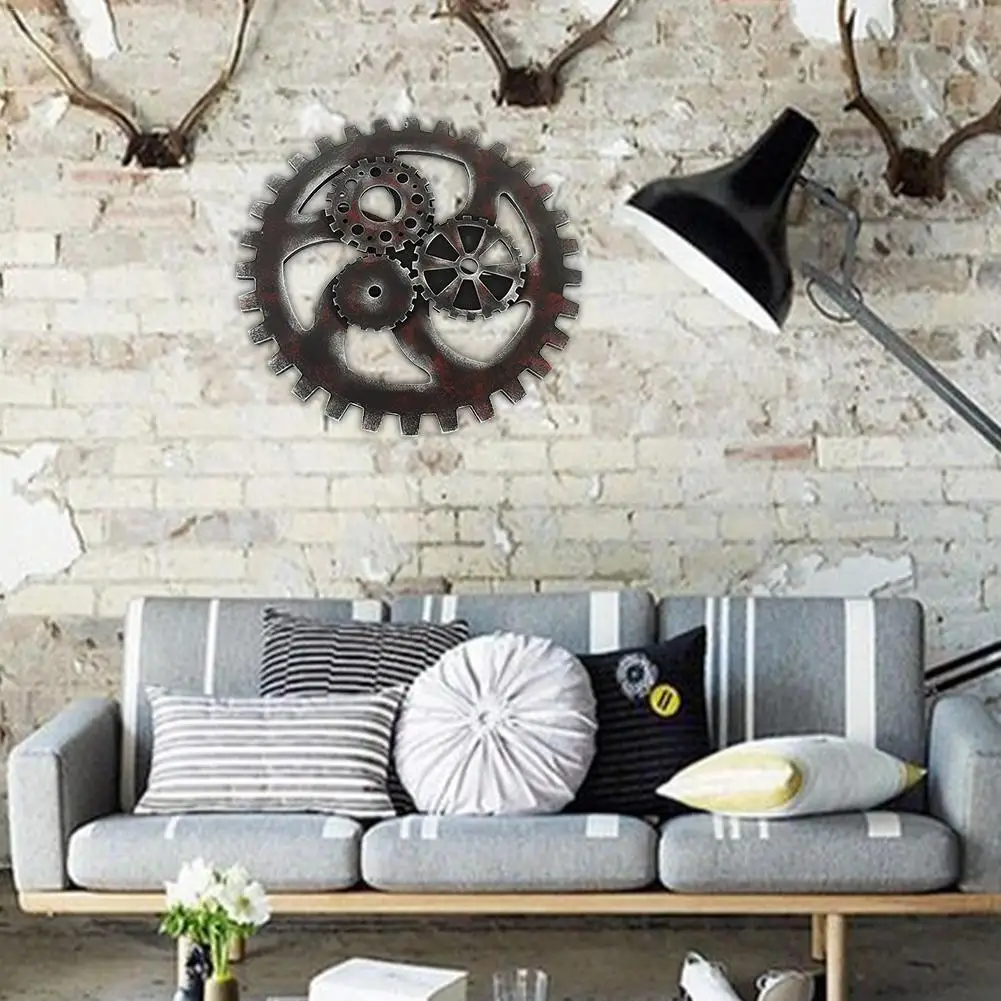 Настенная подвеска в промышленном стиле 40 см винтажная декоративная настенная