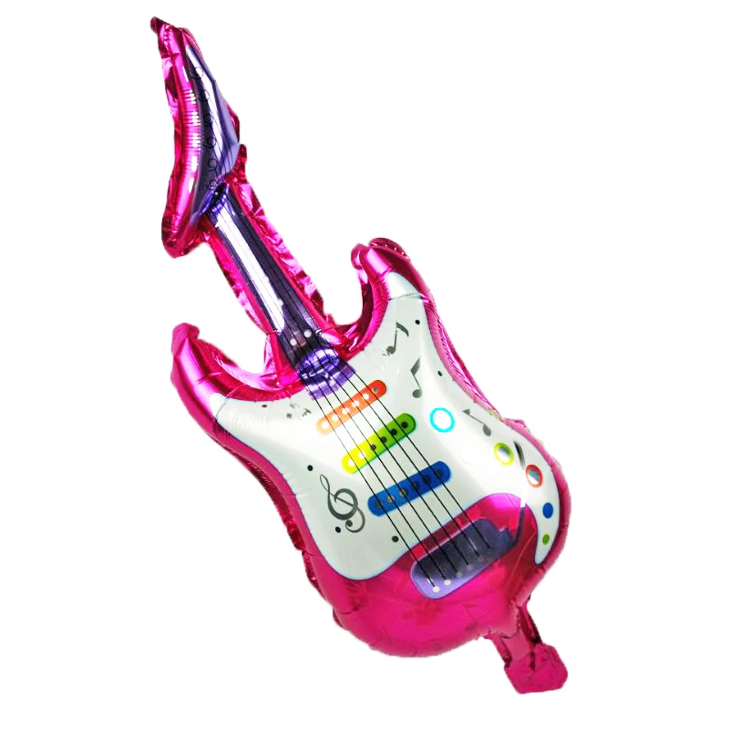 10pcs/lot Mini Guitar Helium Foil Balloon Birthday Party Decoration Kids Wedding Suppliers Inflatable Children Toys | Дом и сад