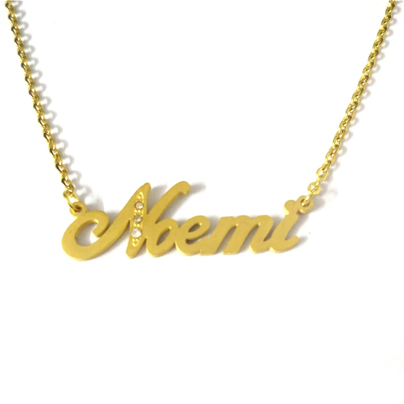 FairLadyHood Handwriting Signature Noemi Personalized Custom Name Necklace Women Pendant & Necklace Valentine's Day Girl Gift