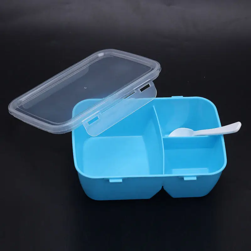 Портативный беспорядок жестяная микроволновая печь Bento Box PP Открытый Пикник контейнер для хранения продуктов Ланчбокс столовая посуда набор посуды для дома
