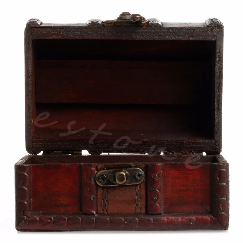 A40 Новый Лидер продаж 2 х Деревянный ящик для хранения пиратских украшений Чехол