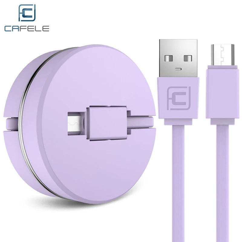 New Fashion Retractable Micro USB Cable Mobile Phone Data Charger Cables for Huawei Xiaomi Candy colors 1m Fast Charging | Мобильные