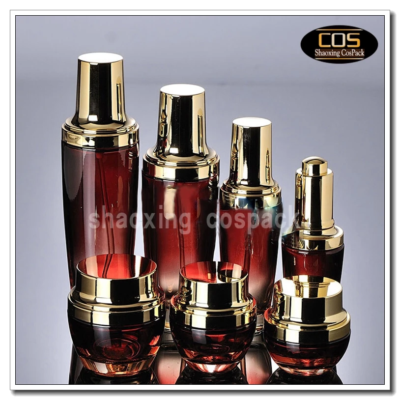 JGX40-20ml пустой красный стеклянные банки оптом роскошный стеклянных контейнеров