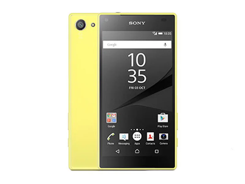 Цвет: желтый sony Xperia Z5 Compact E5823 разблокированный ОЗУ 2 Гб ПЗУ 32 ГБ Android четырехъядерный и четырехъядерный 4," 23MP 1080P мобильный смартфон - Цвет: Цвет: желтый
