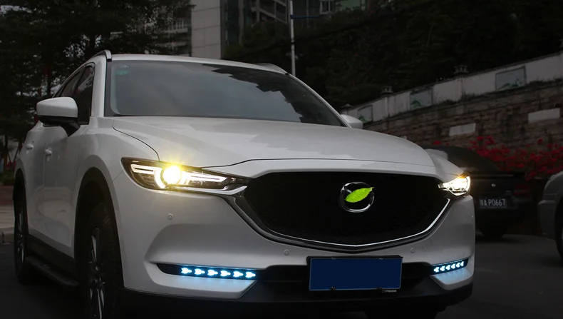 Lsrtw2017 светодиодный Автомобильные фары дневного света светильник для mazda CX-5 2nd generation
