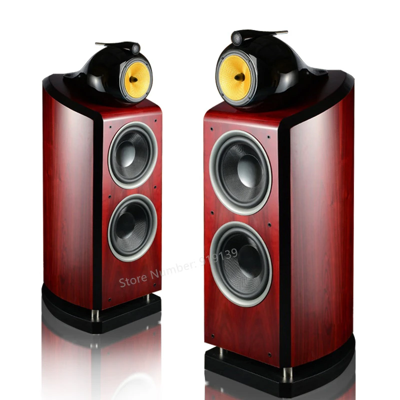 Hifi 2 акустический деревянный динамик двойной 10 дюймов бас Woffer драйвер 6,5 дюймов СЧ 3 способа аудио кроссовер театральная звуковая система