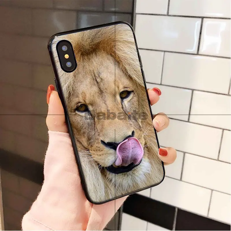 A4 Babaite животные Лев DIY Роскошный Высокий протектор на конце чехол для Apple iPhone 8 7 6 6S Plus X XS MAX 5 5S SE XR Чехол для мобильного телефона - Цвет: A4