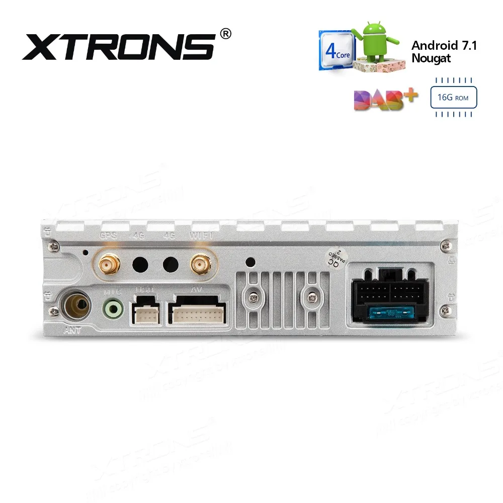 XTRONS 10 1 &quotAndroid 7 автомобильный стерео радио плеер RCA GPS Canbus DAB + OBD WIFI без DVD для Toyota RAV4