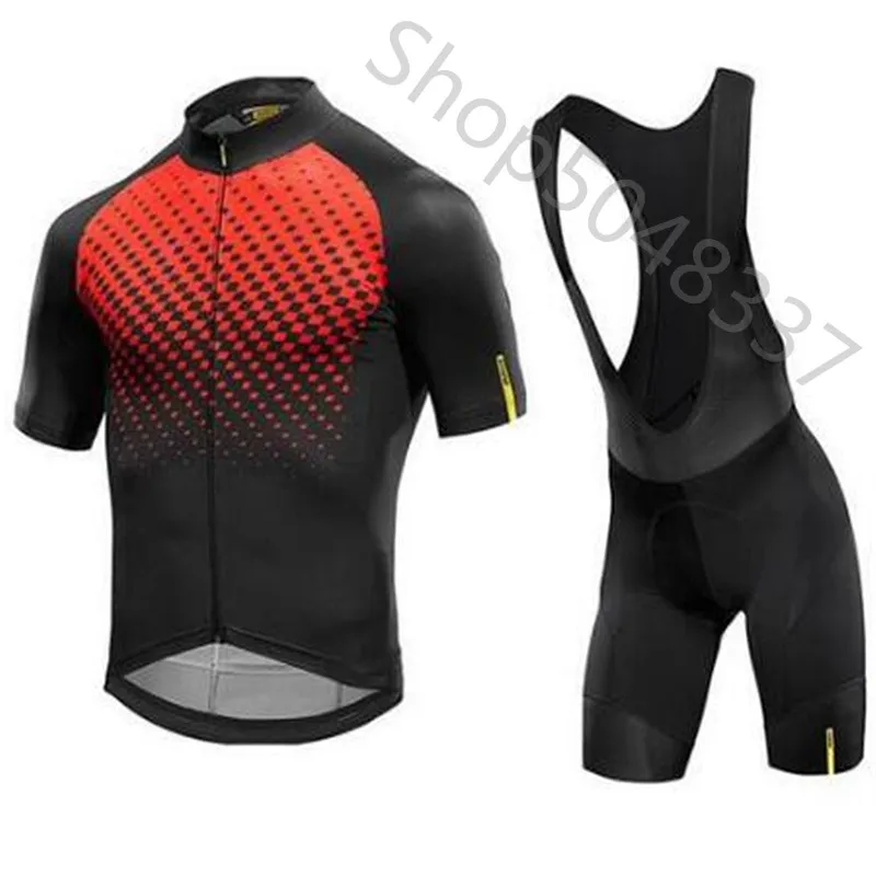 2019 Mavic Newest Cycling Clothing Bike Jersey Quick Dry Mens Bicycles Clothes Team T Shirts Gel Shorts Set |