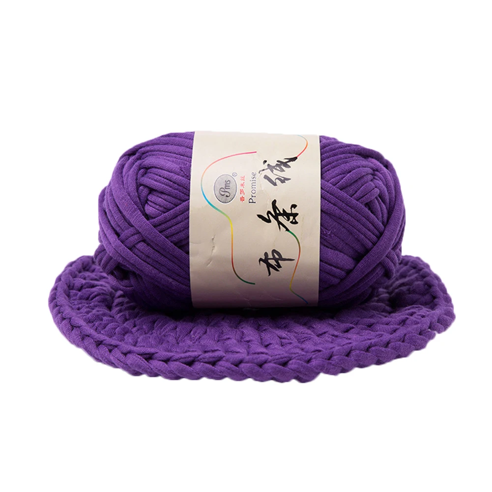 Violet Ручная вязка швейная нить тканая нить толстая пряжа корзина одеяло ковры шерсть вязание Плетеный DIY вязание крючком нить Швейные аксессуары - Цвет: Violet
