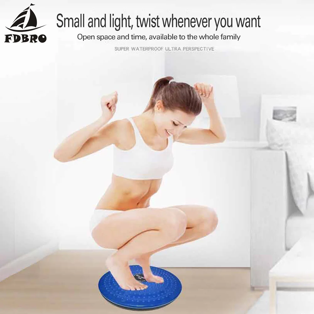 Plastic Waist Twist Disc Yoga Board Body Building Fitness Slim Weight Loss Foot Massage Plate Twister Exercise Gear | Спорт и