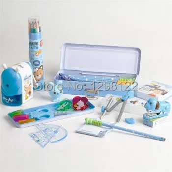 Бесплатная доставка новая школа канцелярские наборы замороженные школьные