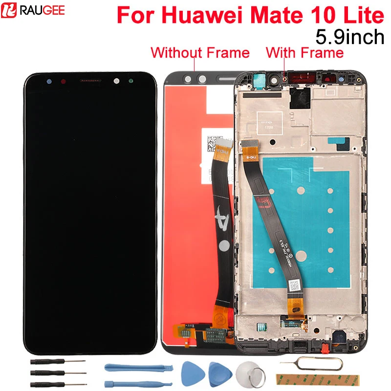 Huawei mate 10 Lite ЖК-дисплей+ сенсорный экран 5,9 дюймов дигитайзер экран стеклянная панель в сборе Замена для huawei mate 10 Lite