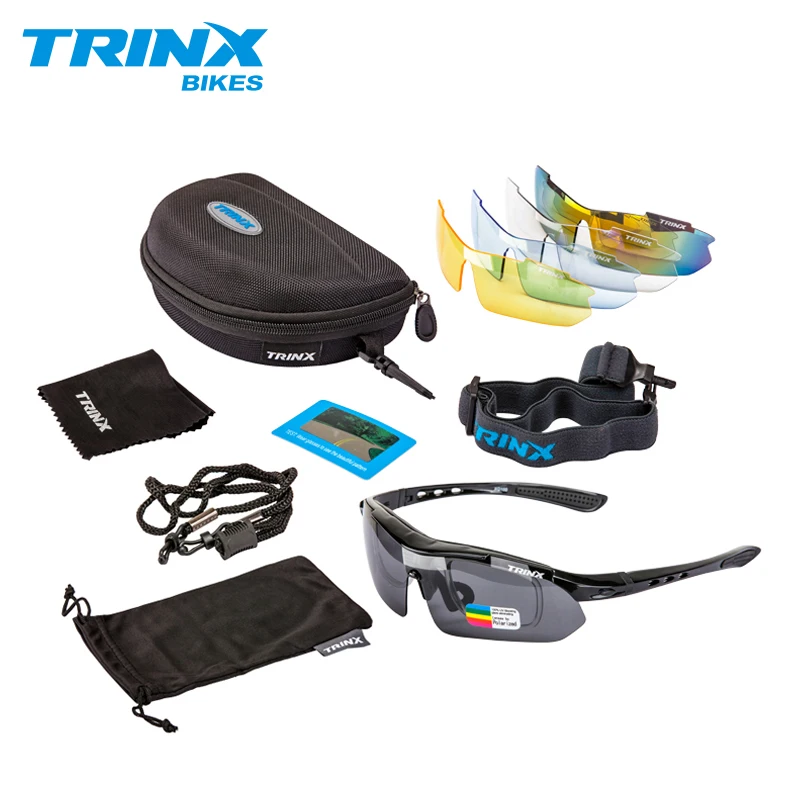 Очки Мужские поляризационные для велоспорта 5 линз|Очки велоспорта| |