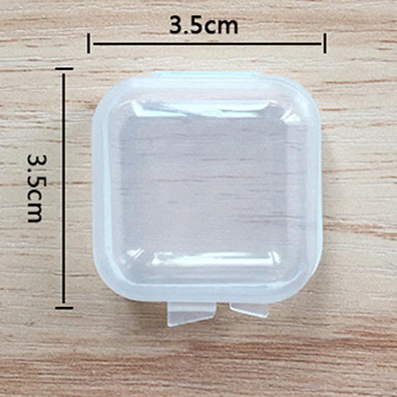 Новая пустая коробка для хранения с 10 слотами прозрачная разделенная украшения