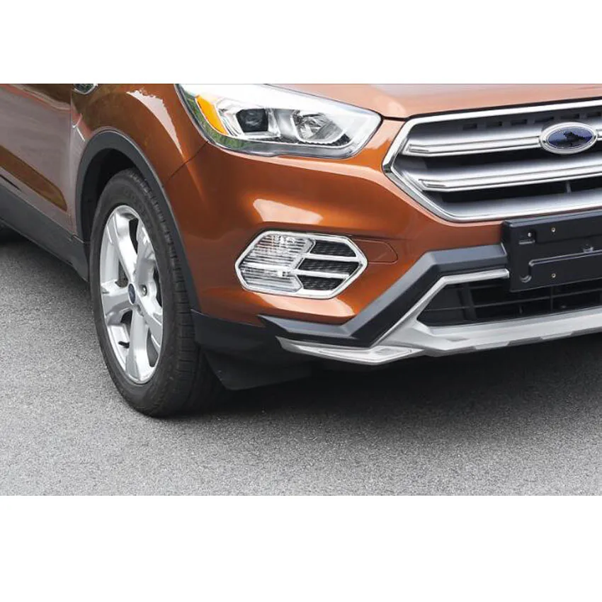 Для Ford Escape Kuga 2017 2018 ABS хромированный передний противотуманный светильник крышка