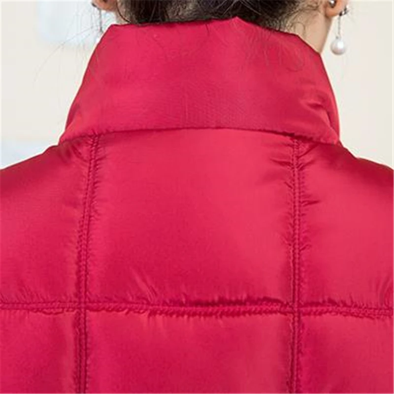 

Woman Plus Size Spring Thick Down Vests Female Autumn Oversize Warm Down Vest Lady Winter Abajo Chaqueta Lady Loose Doudoune