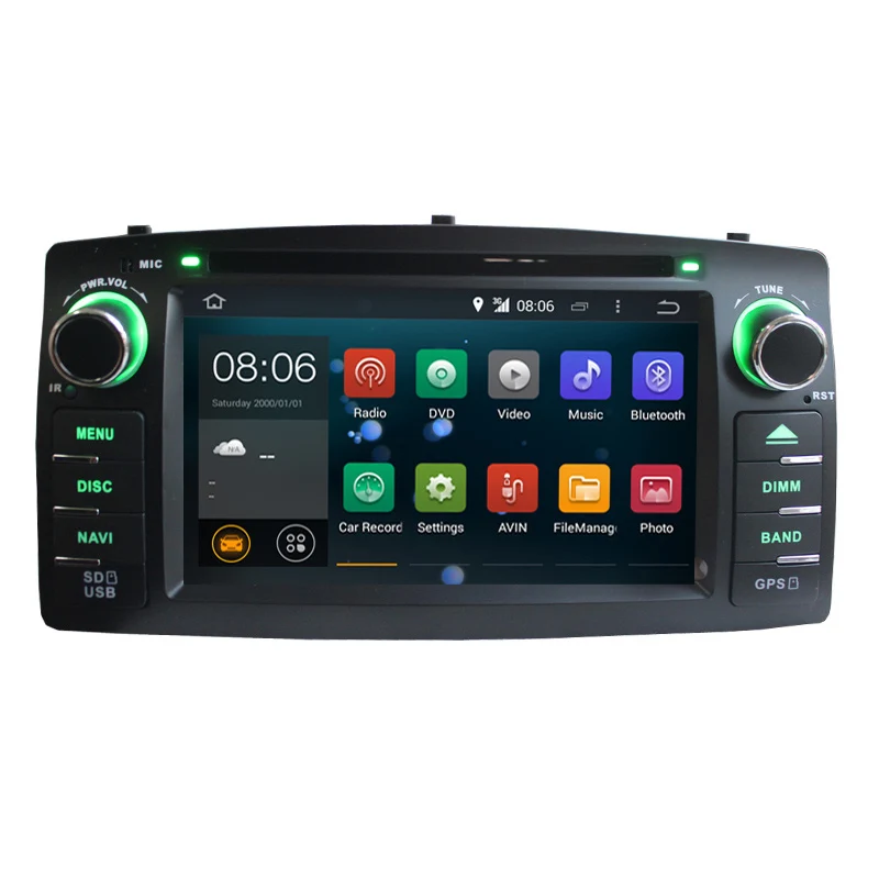 Автомобильный DVD плеер с GPS навигацией Android 7 1 6 2 дюйма для BYD F3 2003 2004 2005 2006 Bluetooth RDS