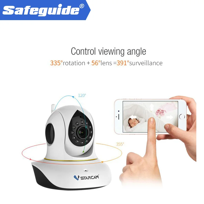 IP камера VStarcam C38S full HD 1080 P Wi Fi ИК|Камеры видеонаблюдения| |